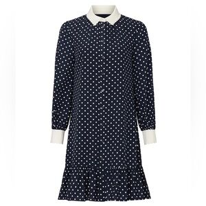 Tory Burch Cora Polka Dot Shirt Dress